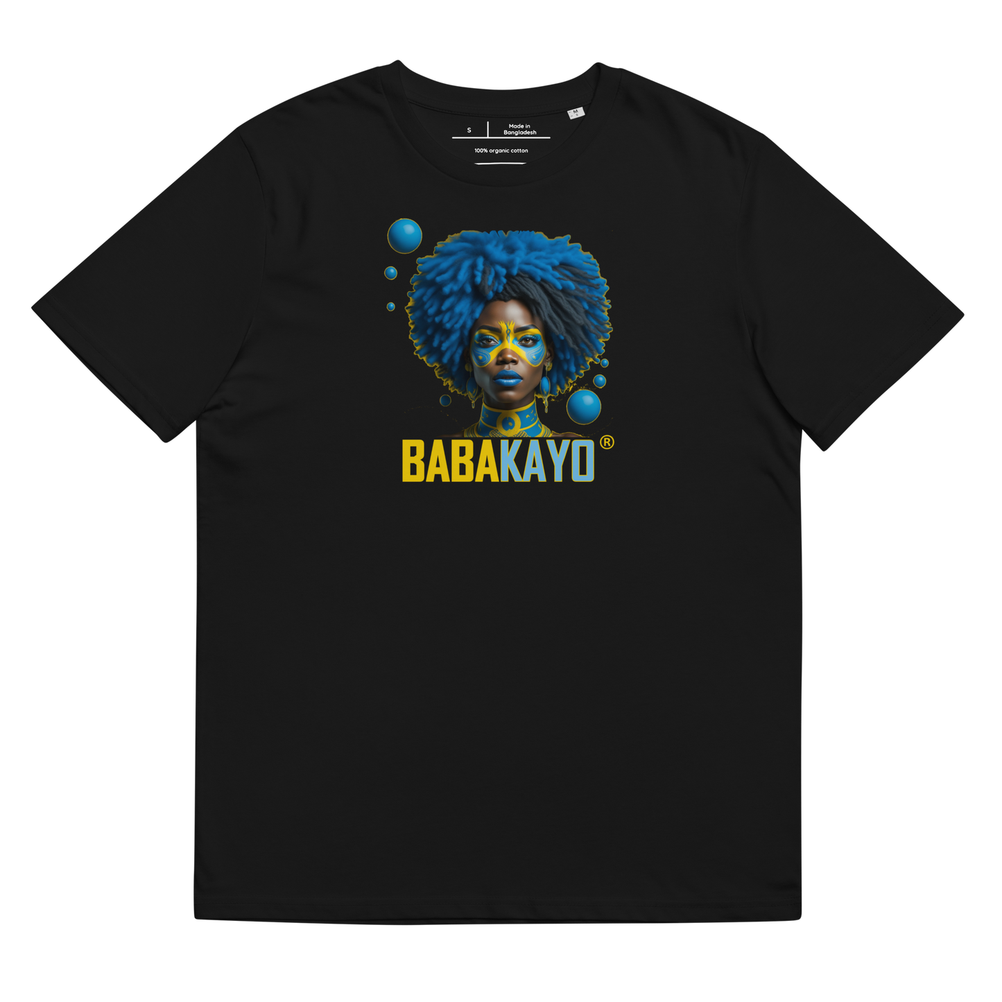 Unisex T-Shirt - Afro Odyssey - Black / Navy / White
