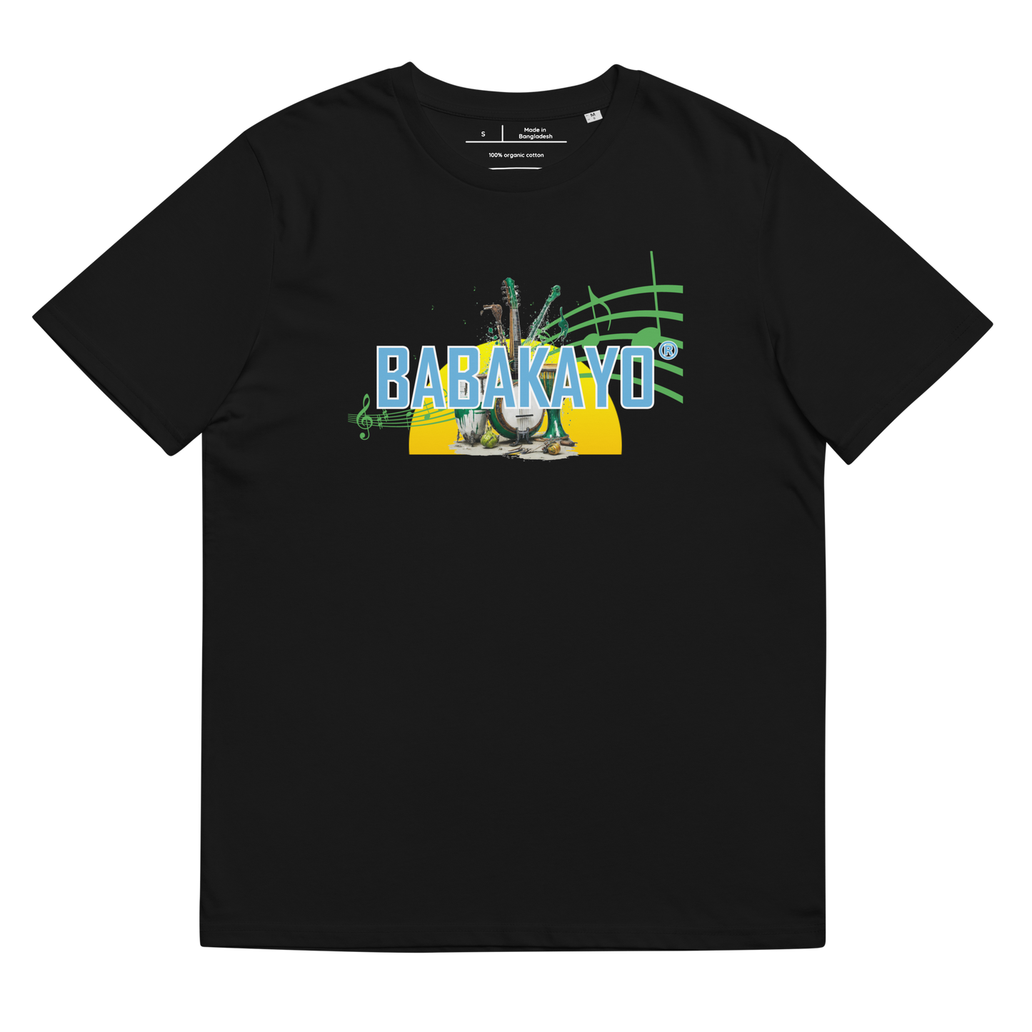 Unisex T-Shirt - Sound of Africa - Black / Navy / White