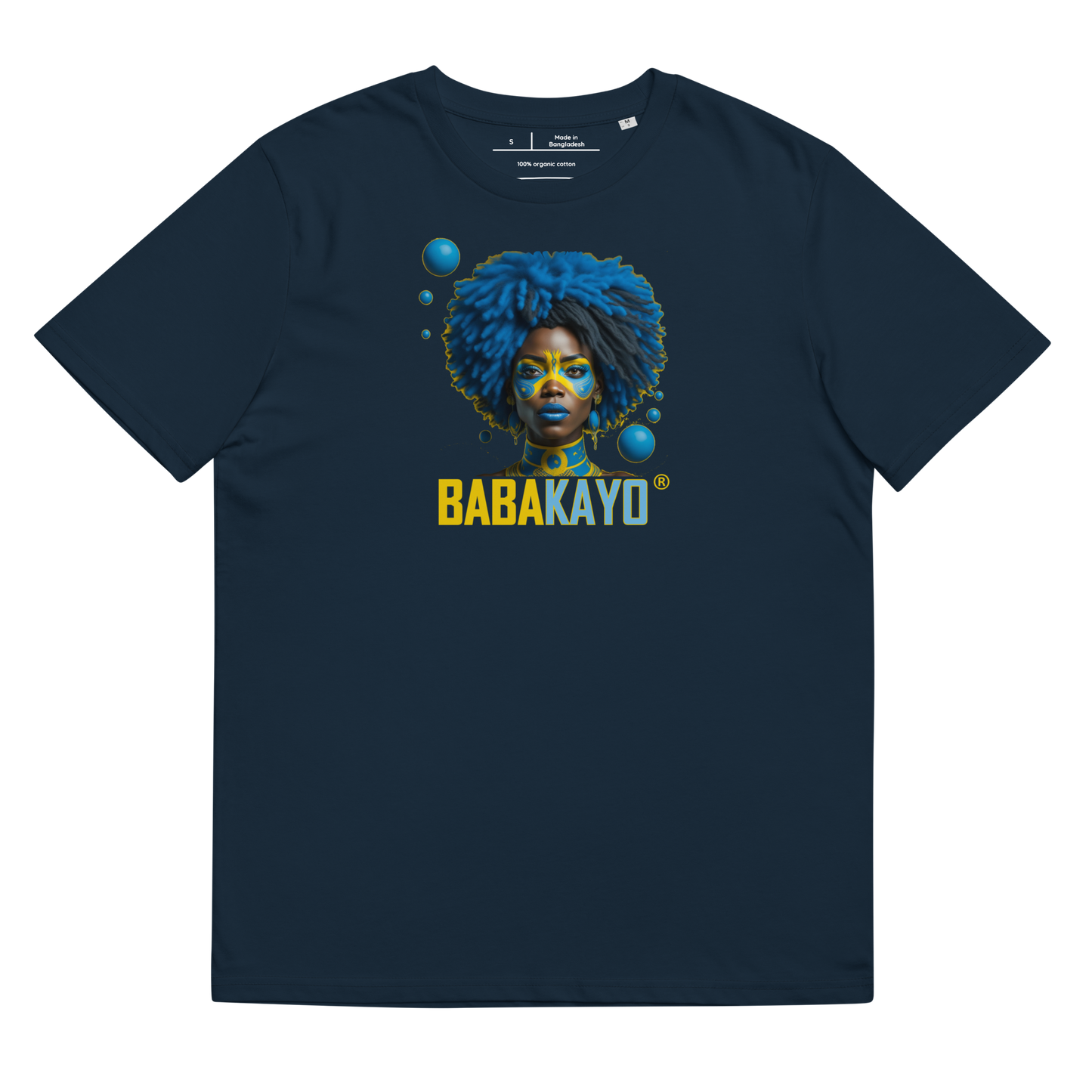 Unisex T-Shirt - Afro Odyssey - Black / Navy / White