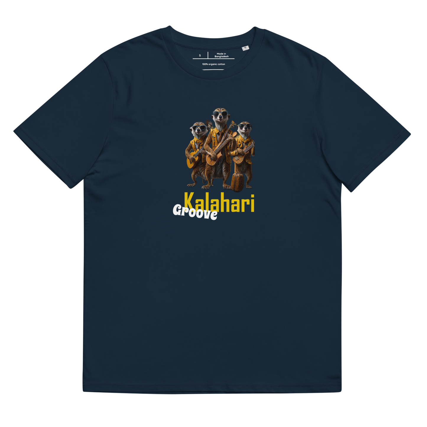 Unisex T-Shirt - Kalahari Groove - Black / Navy