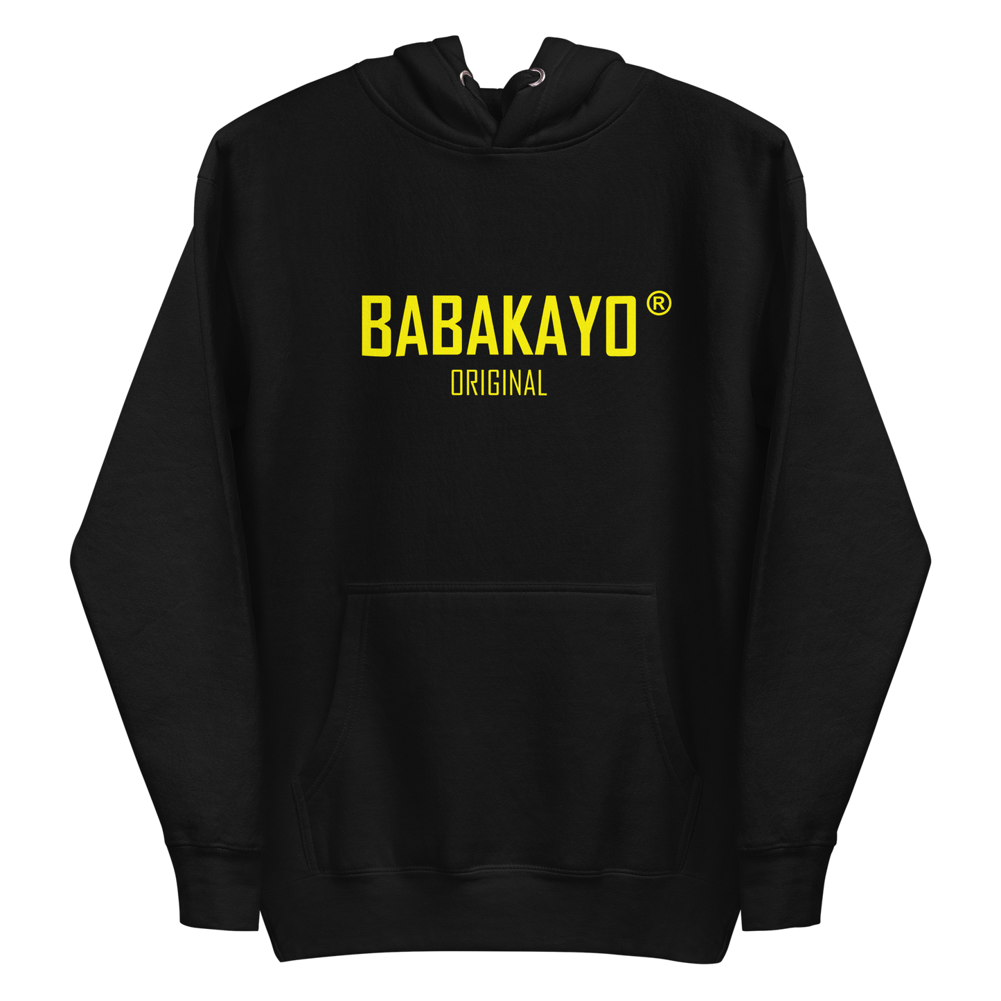 Unisex Hoodie - Babakayo Original - in Black/Navy