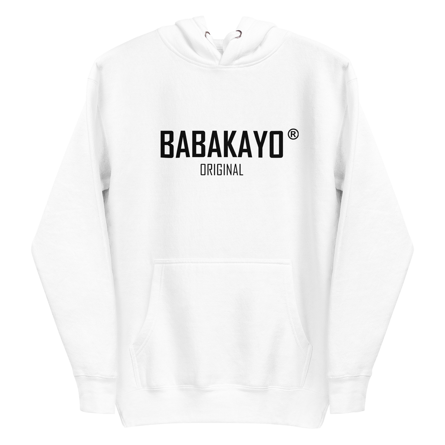 Unisex Hoodie - Babakayo Original - in White